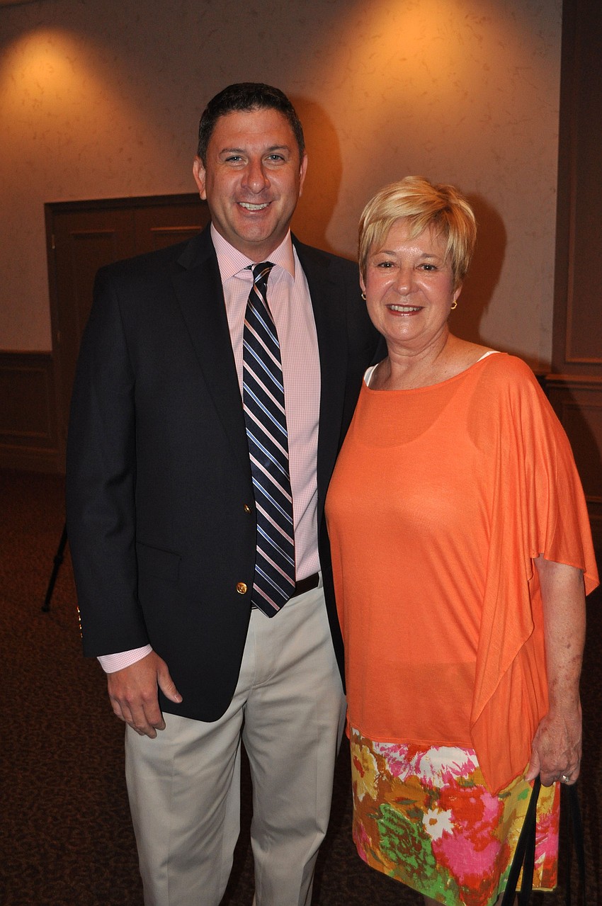 Forest Balderson and Sarasota Supervisor of Elections Kathy Dent