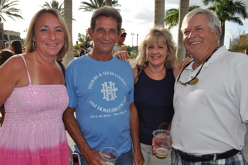 Sonya and Tim Doty with Chris and Phil Hall.