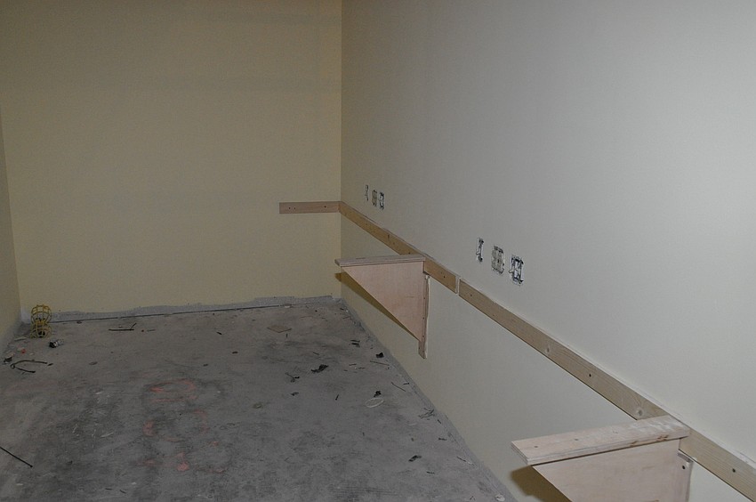 There are a handful of dressing rooms, a bathroom, a small kitchen space and an outdoor area that make up the actor's loft.