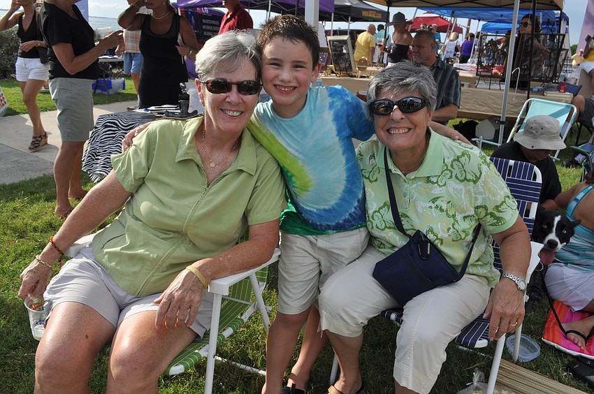 Barbara McGuinness, Alex Papale and Marie Fiscina
