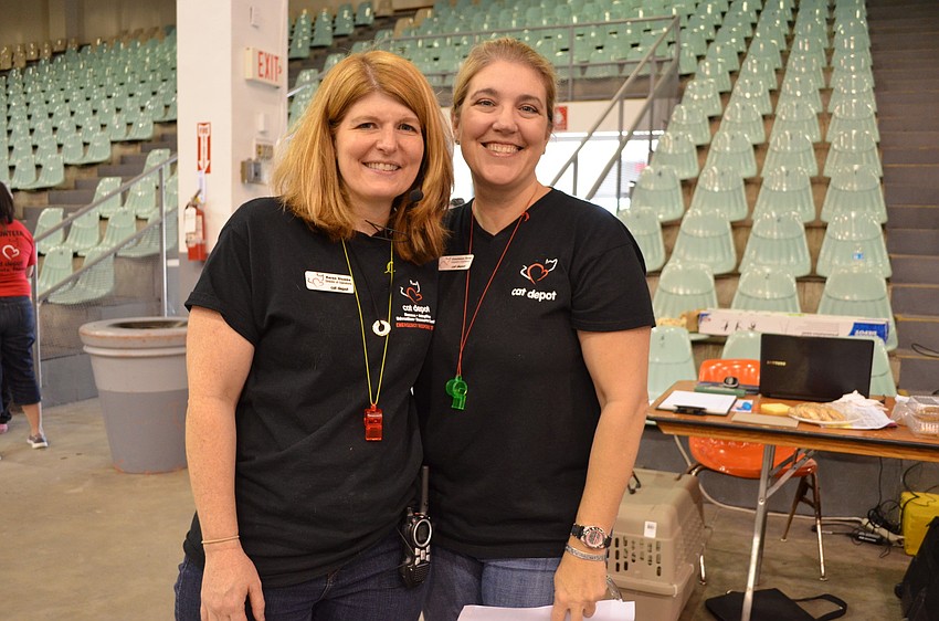 Karen Slomba and Constance Paras