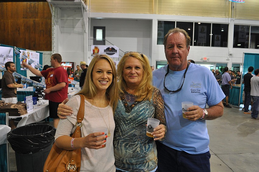 Caroline Harris, Alyson Harris and Bob Walker