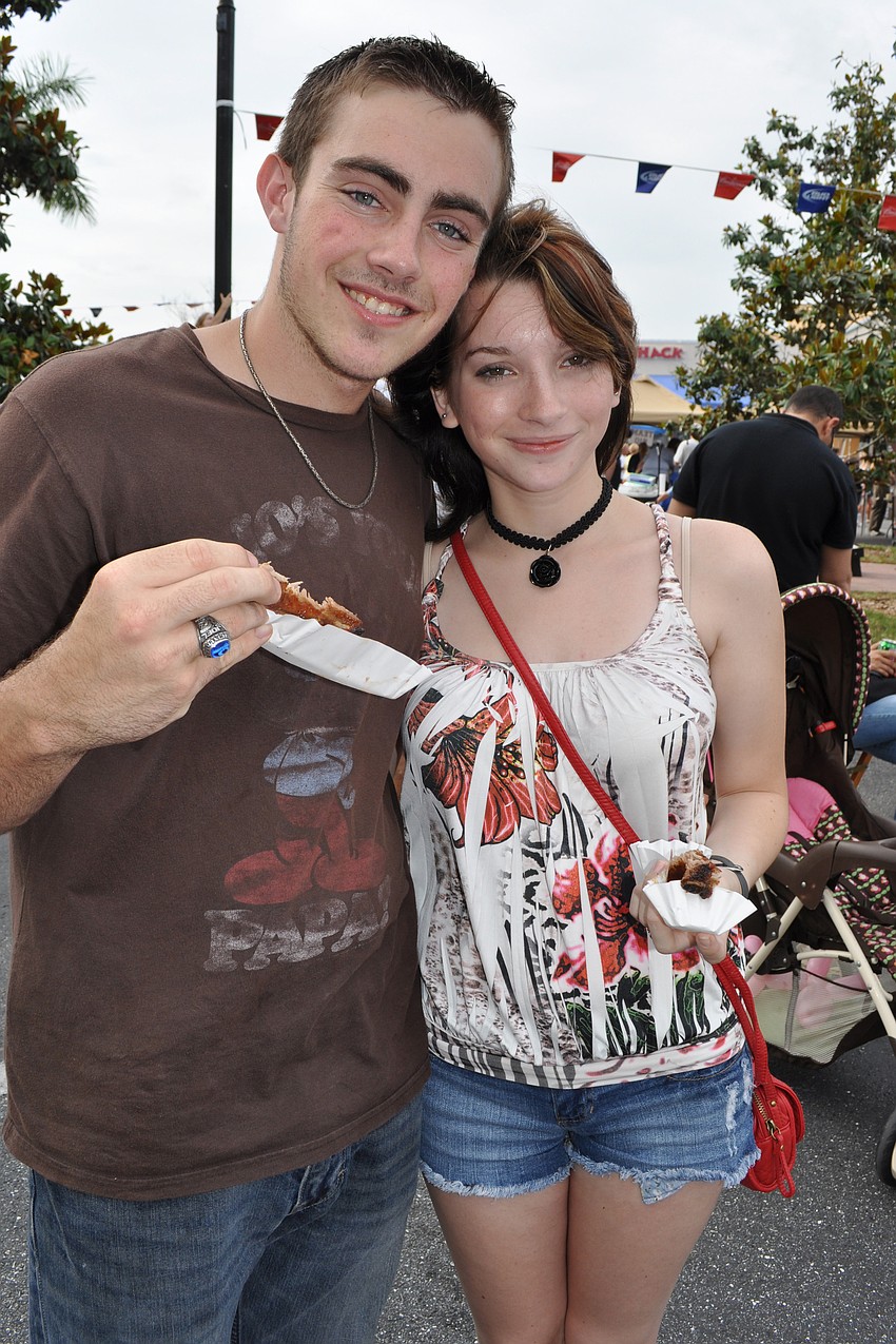 Joel Balfour and Sandy Alley thought the food was excellent.