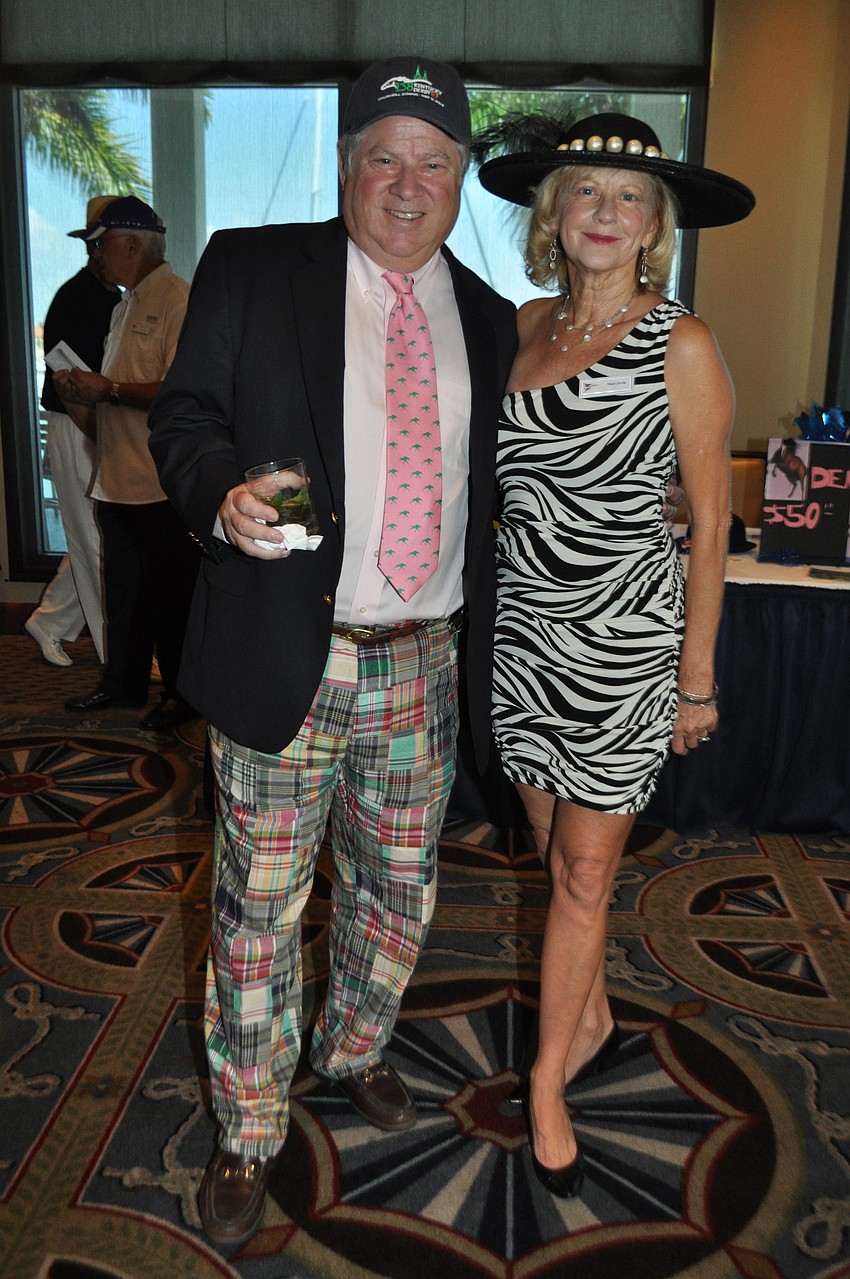 Chair of the Derby party Lee Pokoik and co-chair Mari Zevin