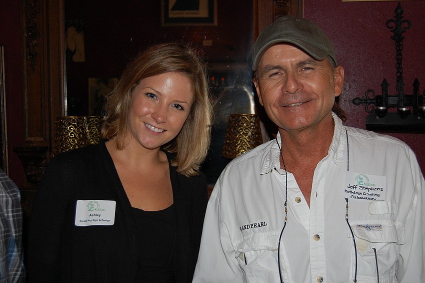Ashley Dresen, Siesta Key Sign & Design; Jeff Stephens, Kathleen D Sailing Catamaran
