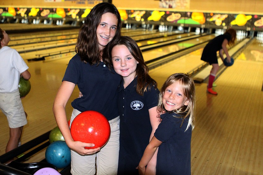 Aurora Clements, 11, Sara Green, 7, and Lily Vale, 7