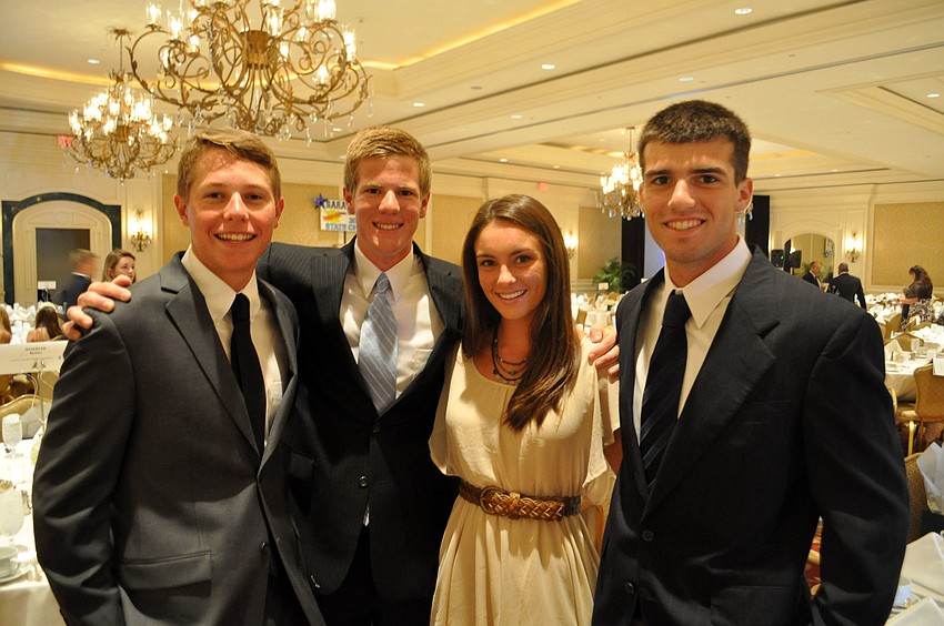 Nick Edwards, Ben Delaney, Taylor Johnson and Ryan Houser