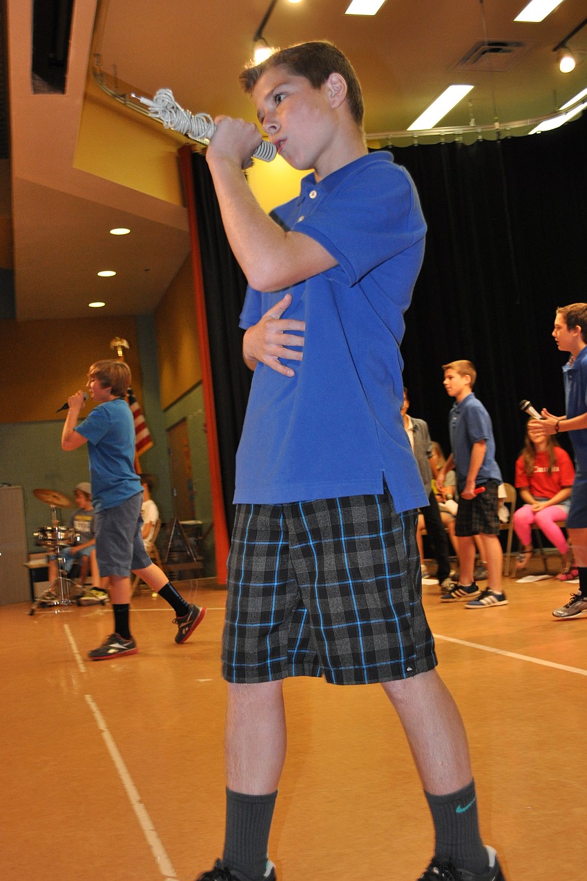 Travis Freeman and five other boys closed the show with a humor-inspired performance.