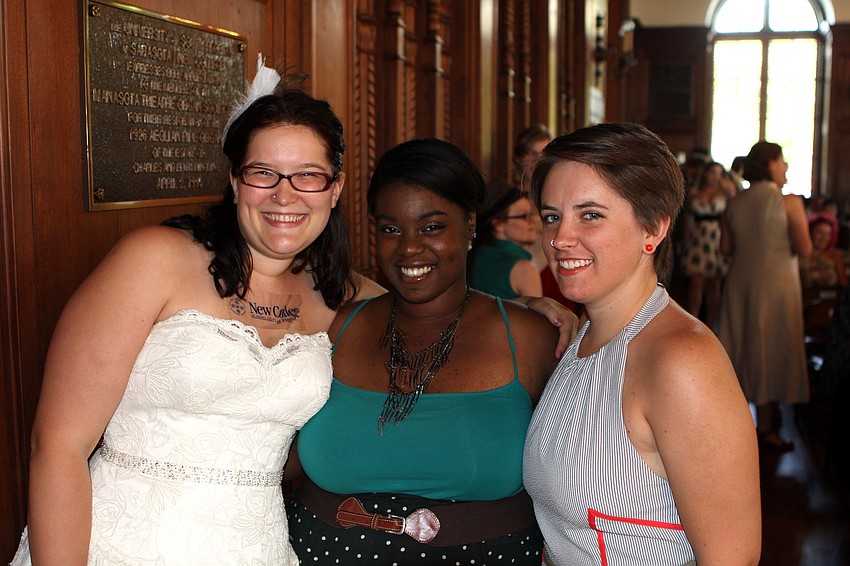 Gina LaBossiere, Destiny Lyals and Cheryl Askey