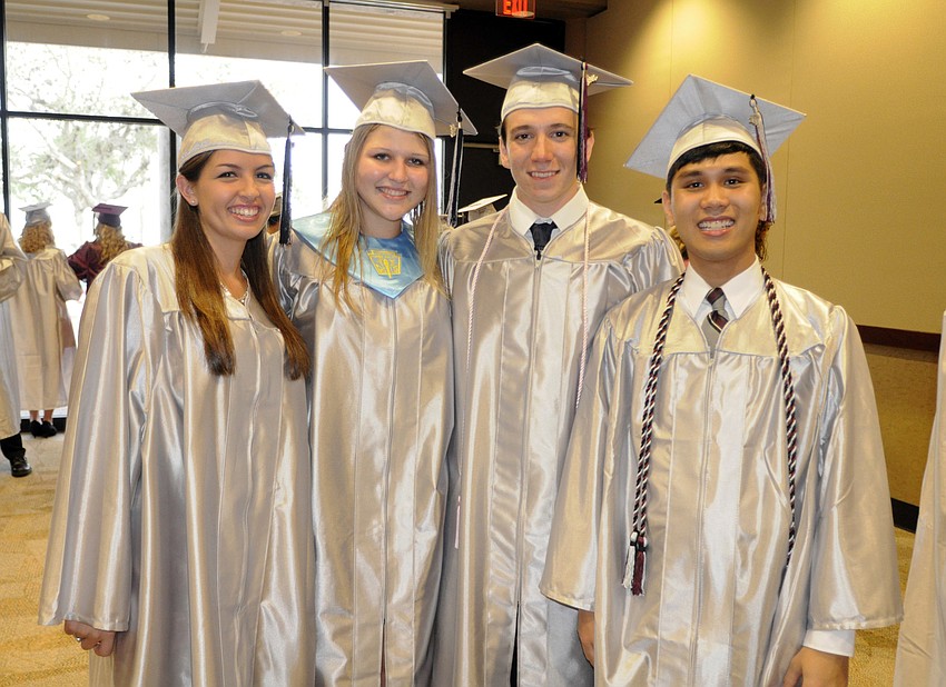 Karissa Fischer, Kirsten Evans, Michael Elliott and Brandon Denson all finished in the top 10% of their class.