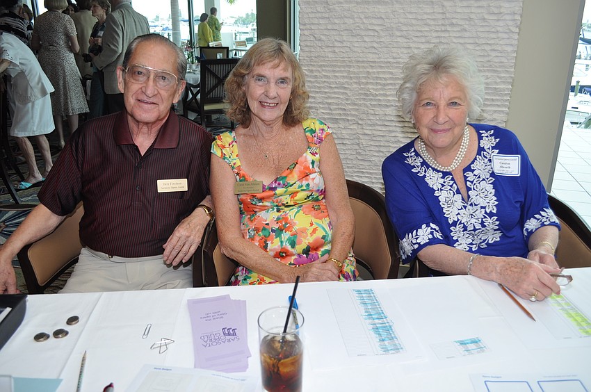 Bert Fivelson, Carol Von Allmen and Carolyn Allworth
