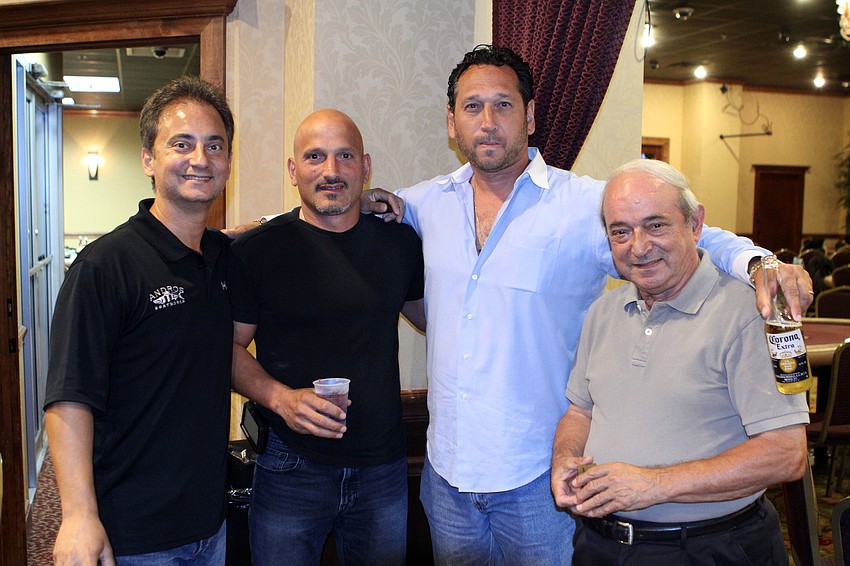 Tom Kouvatsos, Dino Kouvatsos, Greg Bever and Alex Kouvatsos