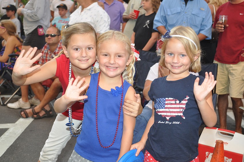 Kyra Hurst, Reagan Haggar and Grace Hurst