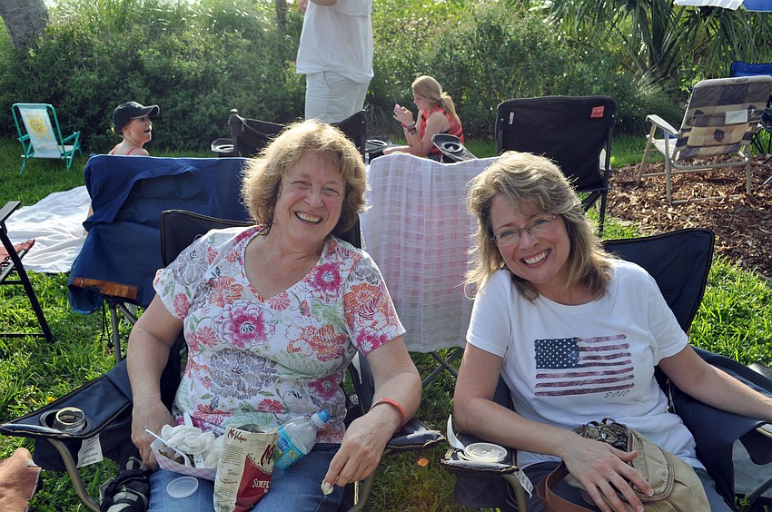 Ruth Hubbart and Donna Bruno