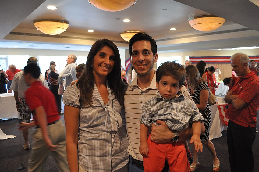 Ashley and Andre Cameron with Vidal Ritter