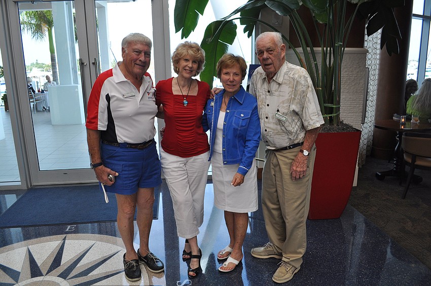 Reagan Rowe, Estelle Estabrook and Ellie and Barry Faber