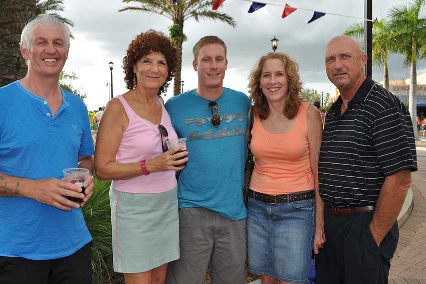 Eugene Faughman, Angela Thompson and Jamie, Therese and Mike Thayer.