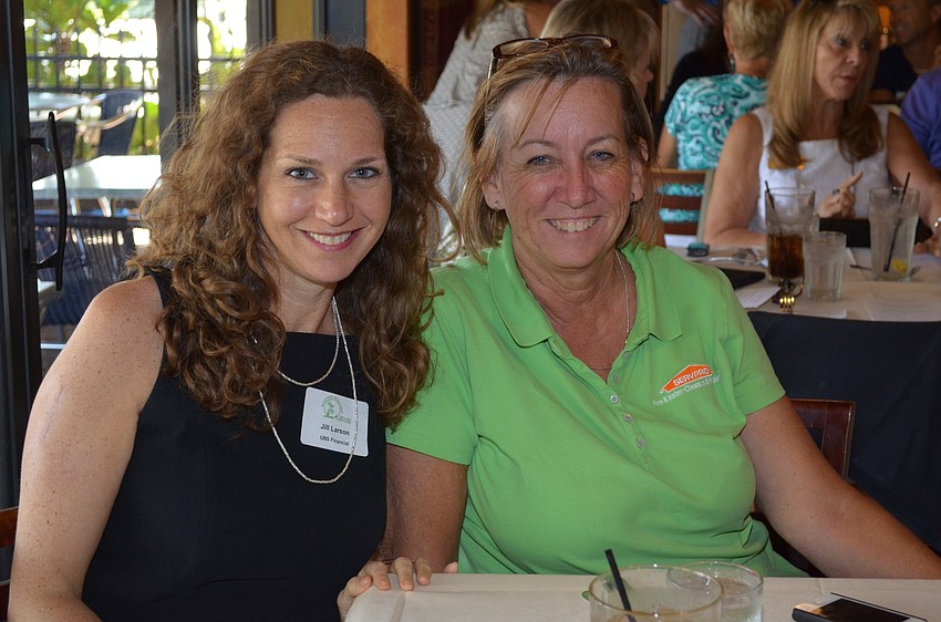 Jill Larson with UBS Financial Services and Susan Guenther of ServPro