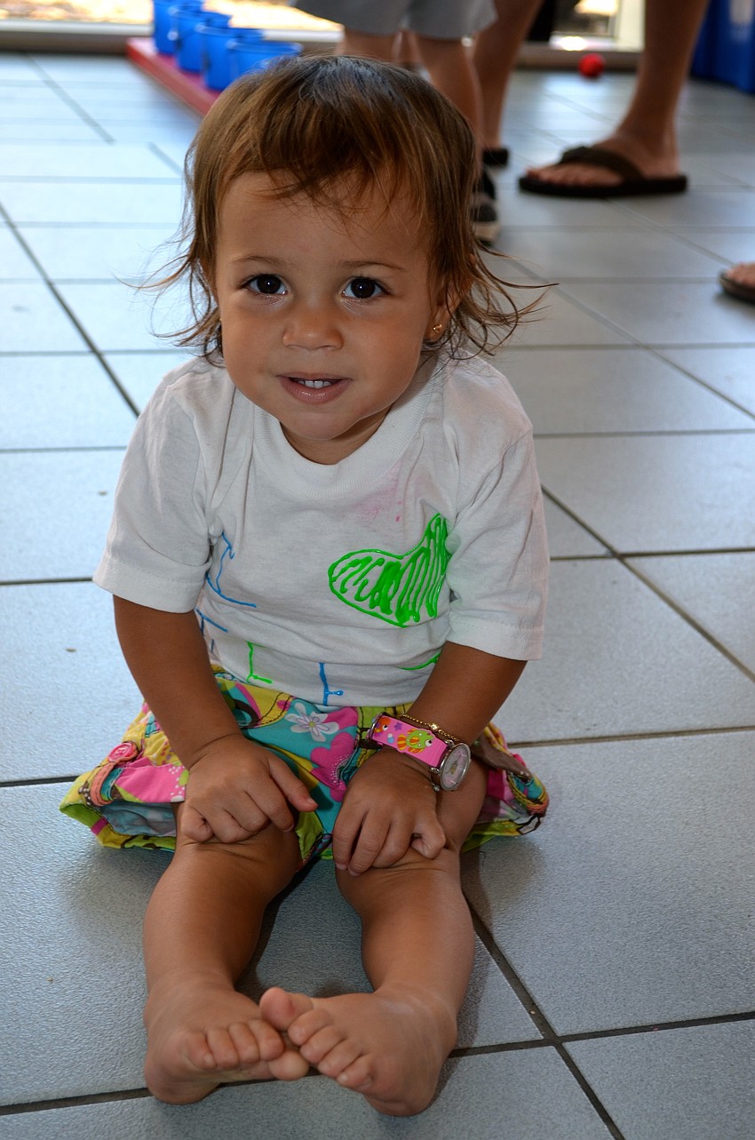 Myan Paulino wore her â€œI love Teejaâ€ T-shirt