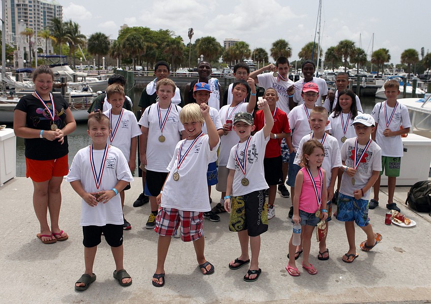 More than 20 kids participated in the 4th annual Kids Klub Fishing Tournament, Wednesday, Aug. 8, out at Marina Jackâ€™s and the Flying Fish. The tournament is part of the 12th annual Sarasota Slam Fishing Tournament.