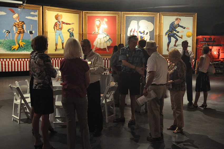 LBK Chamber members network at Ringling Circus Museum