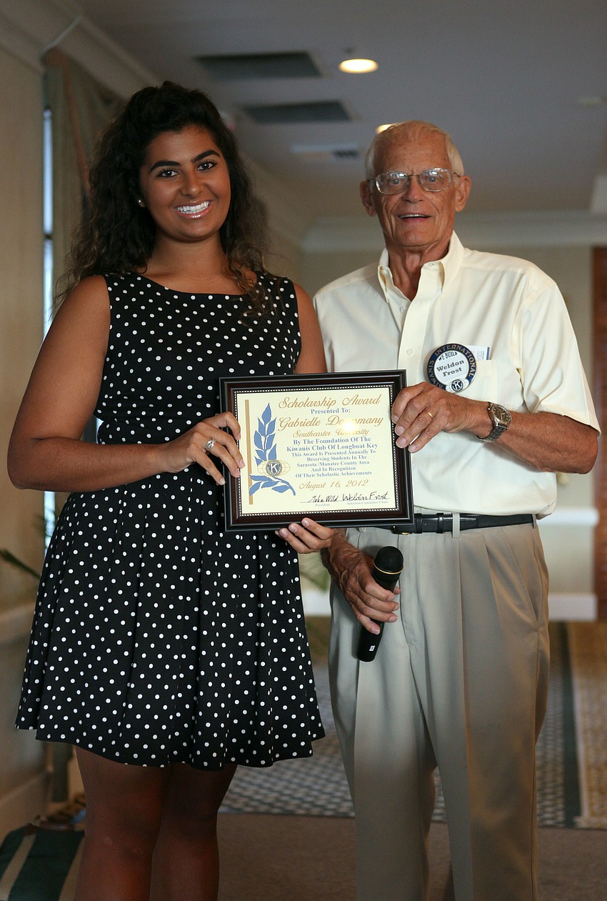 Gabrielle Doraisamy with Weldon Frost