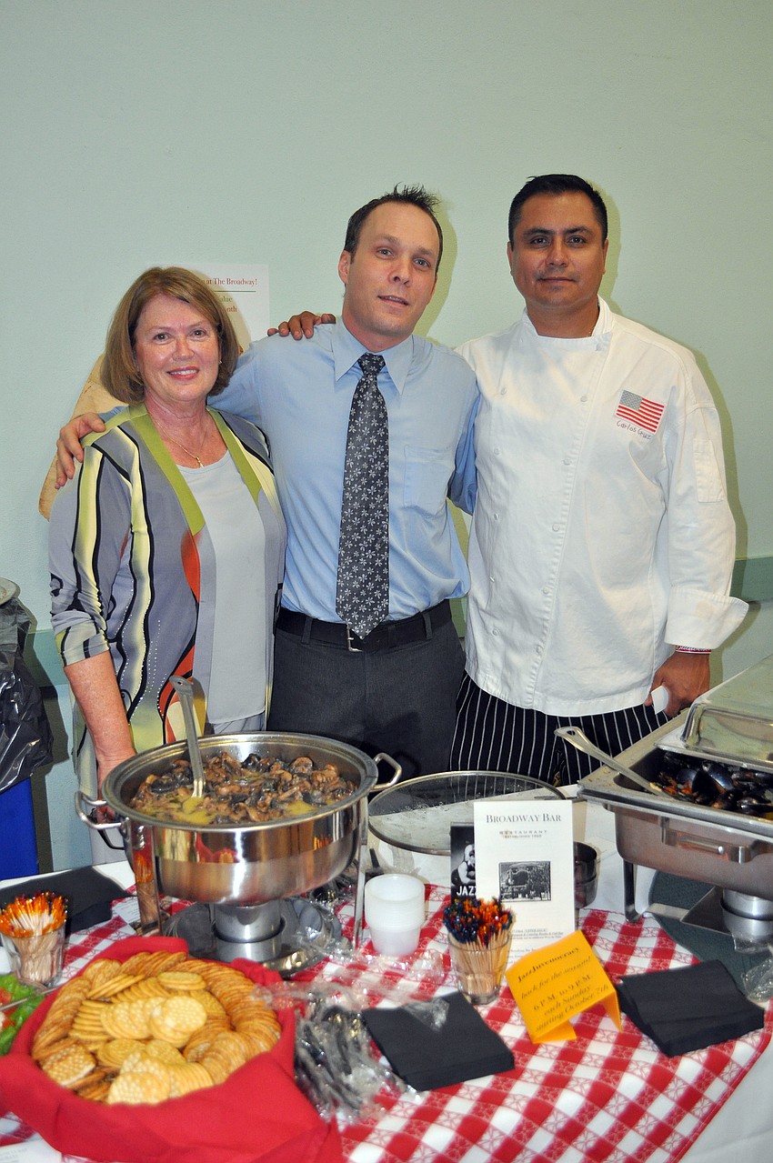 Carolyn Heath, Scott Michelson and Carlos Cruz, of Broadway Bar