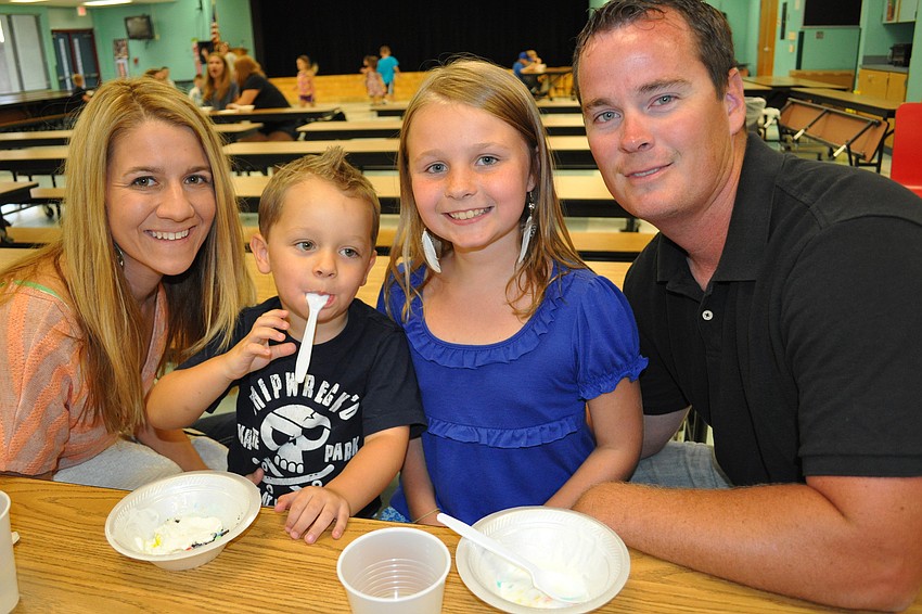 The Peterson family came out in full force. Pictured are Regina, Gavin, Hayley and Jeremy.