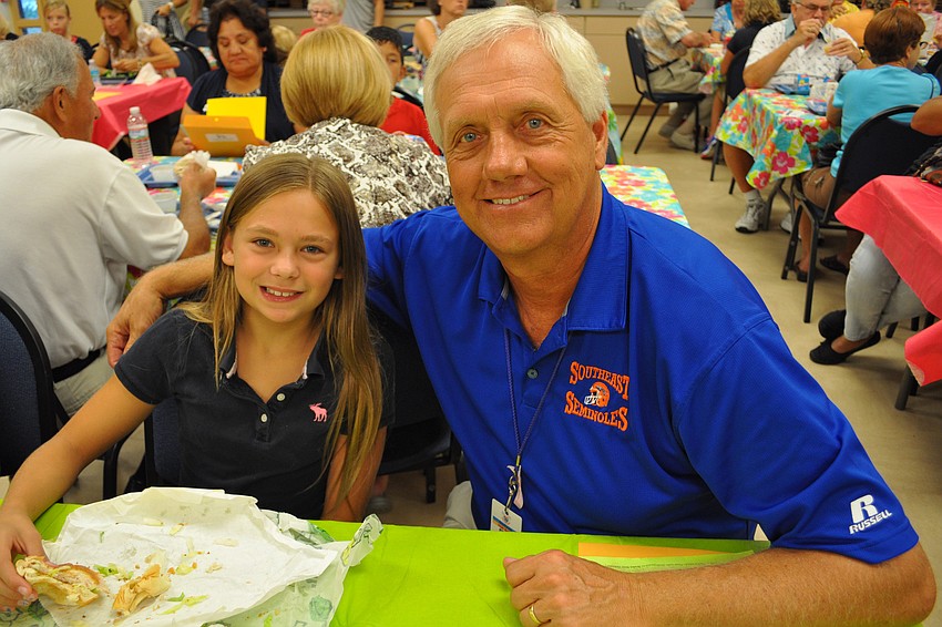 Braden River's Taylor Ferberâ€™s loved spending time with her grandfather, Paul Maechtle, football coach at Southeast High School.