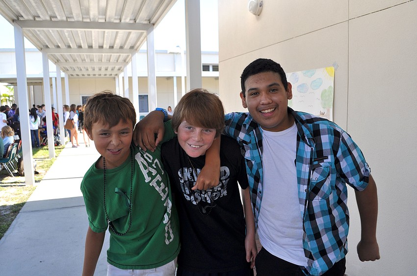 Max Drewett, Dalton Dannels and Antonio Gonzalez