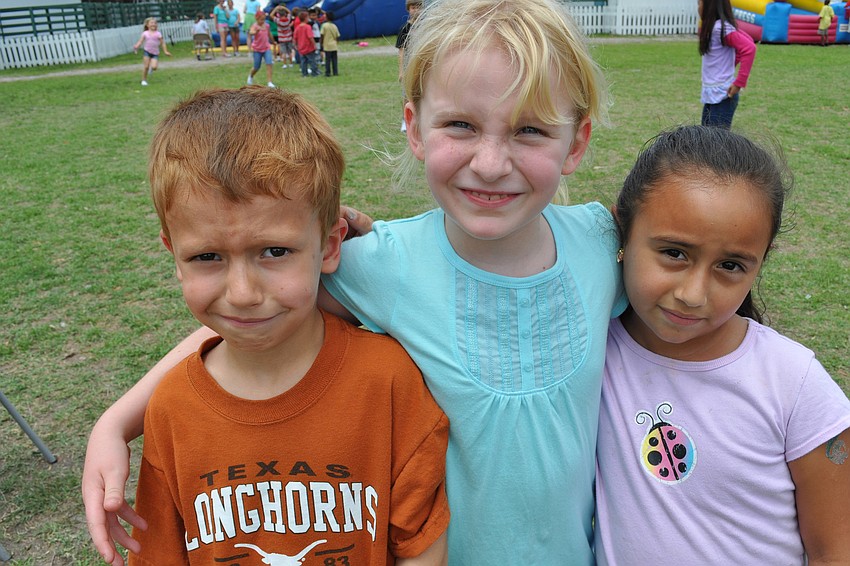 Will Andrews, Raegan Barringer and Lleyla Romero were in line together.