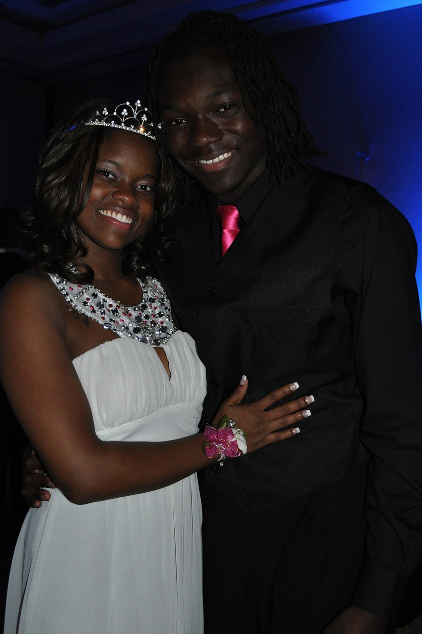 Mercedes Cheaves with Shaq Harris