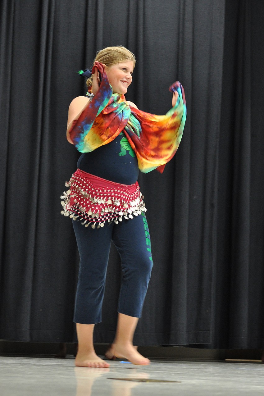 Gullett's Taylor Woodring and other dancers performed to 