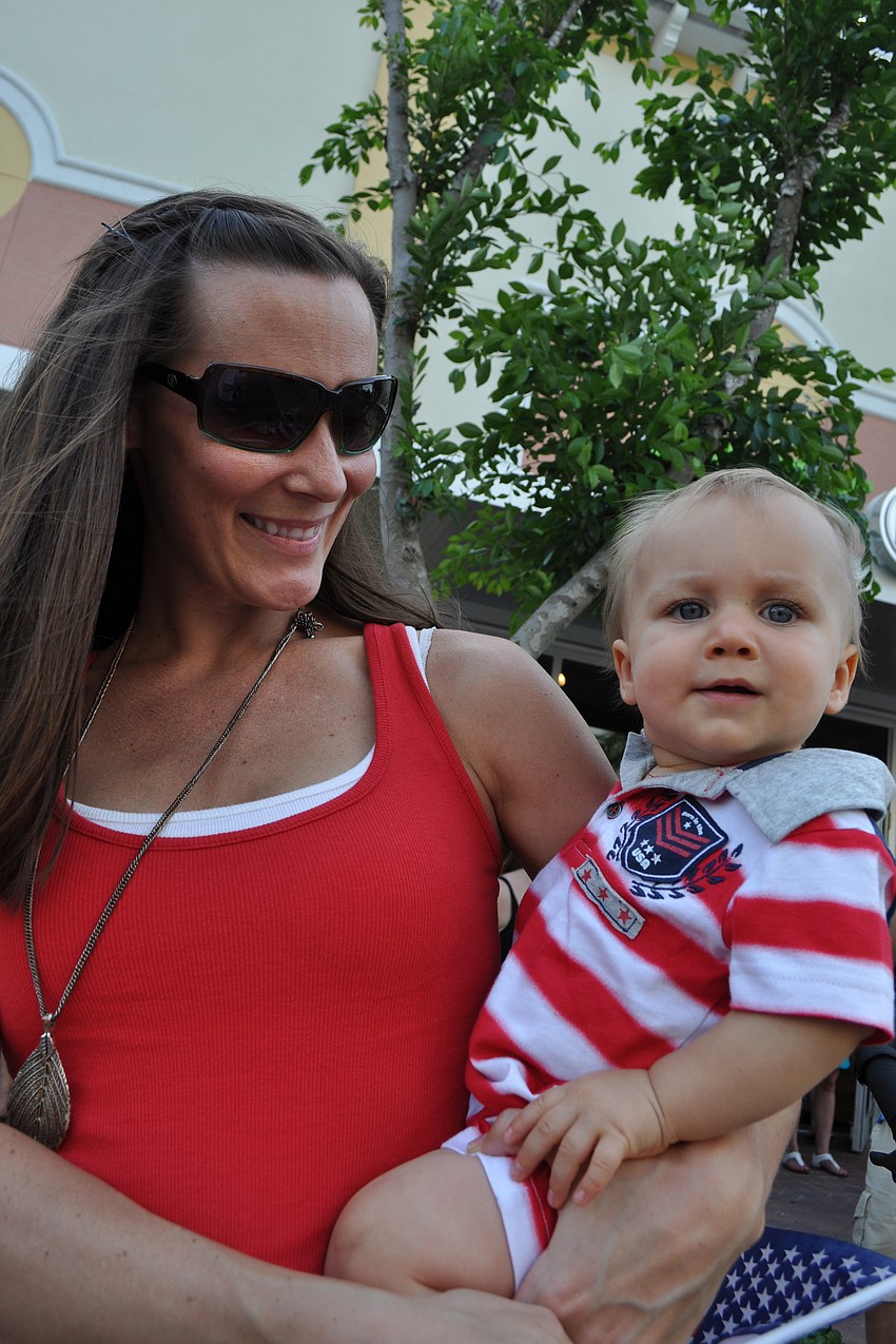 Katie Hipsher brought her daughter, Kellen.