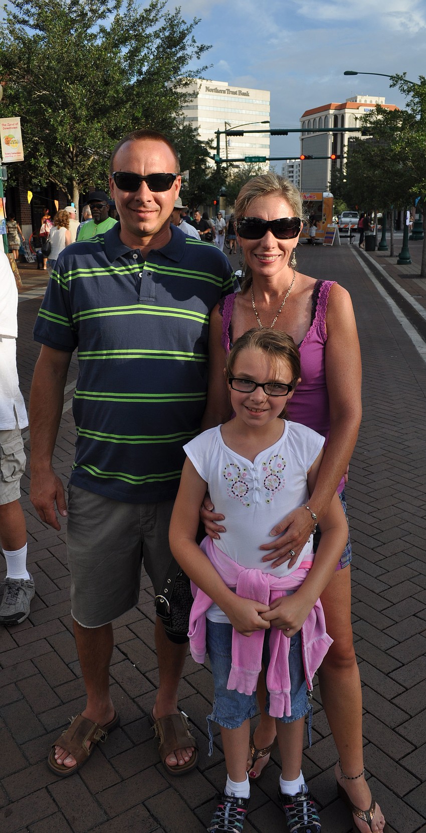 Jason and Hillary Dombroski and their daughter Bella