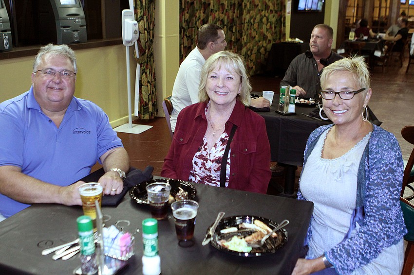 Bob and Eileen Manghillis with Rebecca Ronan