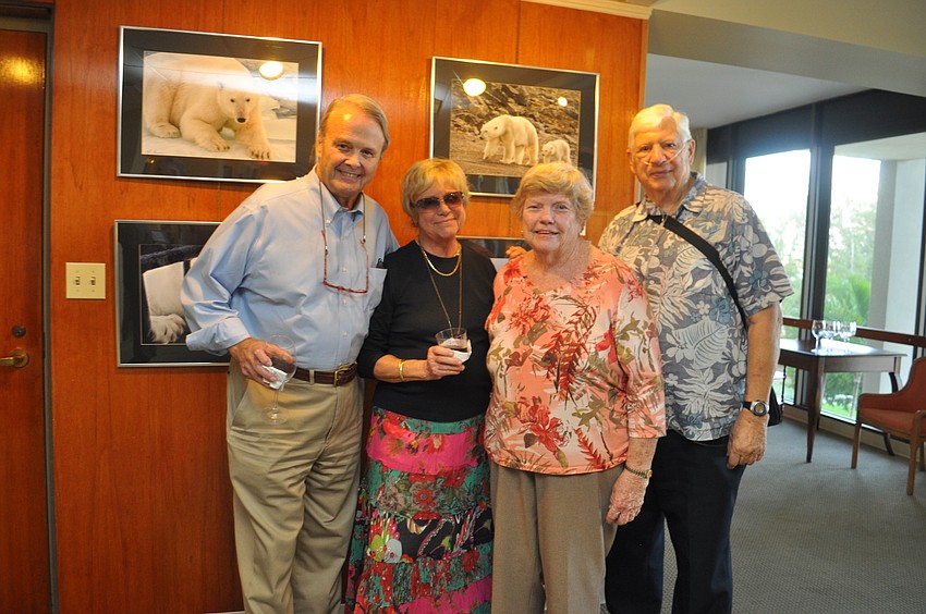 Chuck and Nancy Stevenson with B.J. and George Peters