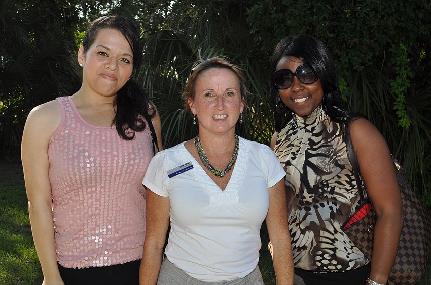 Edith Bossa, with Buffalo Lodging, Judy Athari with Buffalo Lodging, and Cherebka Stebbins, with Hampton Inn Sarasota