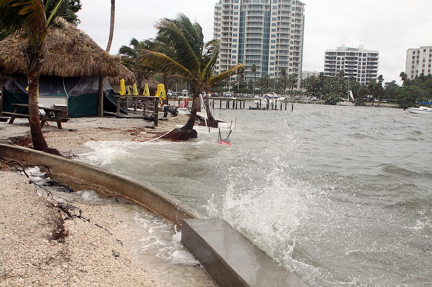 O'Leary's suffered quite a bit of damage due to tropical storm Debby.