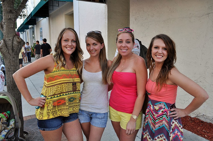 Crystal Dumdei, Cassie Jewell, Kelsey Goldberger and Bailey Bowen