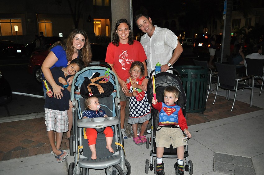 Alex, Megan and Annie Schroeder with Jes Otz and Shannon, Jeremy and Luke Schroeder