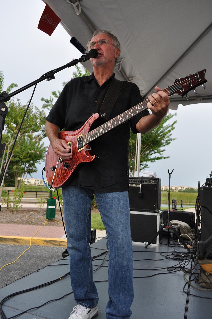 Members of the Billy Rice Band entertained the crowd.