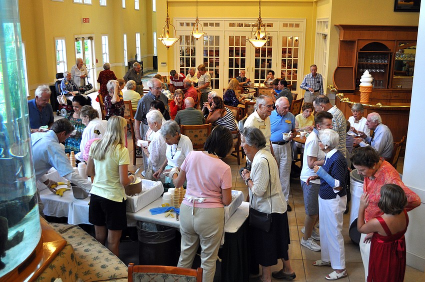 Members of the Glenridge and their guests enjoyed the 5th annual ice cream social, Sunday, Aug. 5. The Glenridge expected between 200-250 people to attend the ice cream social.