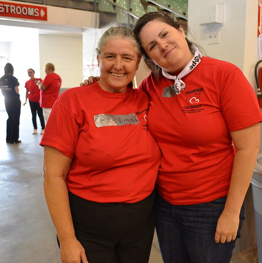 Virginia Schnaitter and Katie Crothers