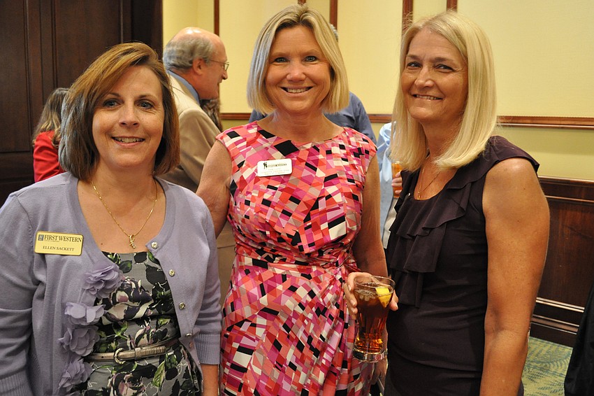 Ellen Sackett, Pam Lutz and Debbie Lamb enjoyed time together.