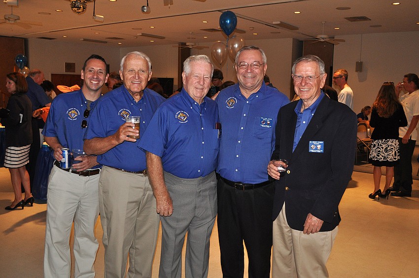 Liam Cook, Bob Wolsky, Edward Delahanty, Bill Cook and Dr. Vincent Stenger