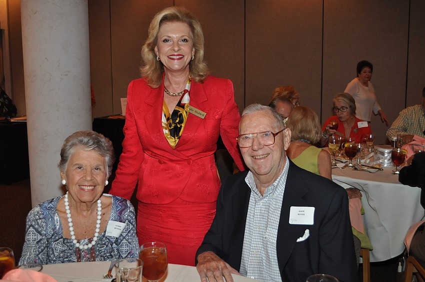 Claire Hunter, Julie Riddell and Ralph Hunter