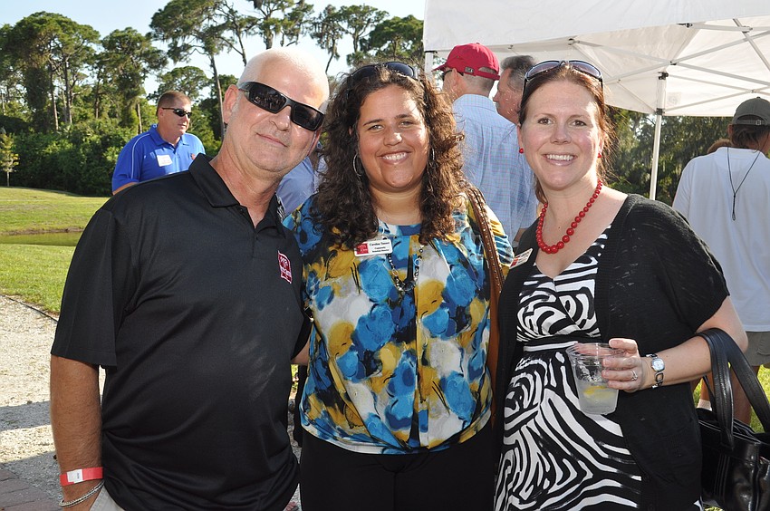 Don Herndon, Caroline Tanner and Julie Smith, with Easter Seals Southwest Florida