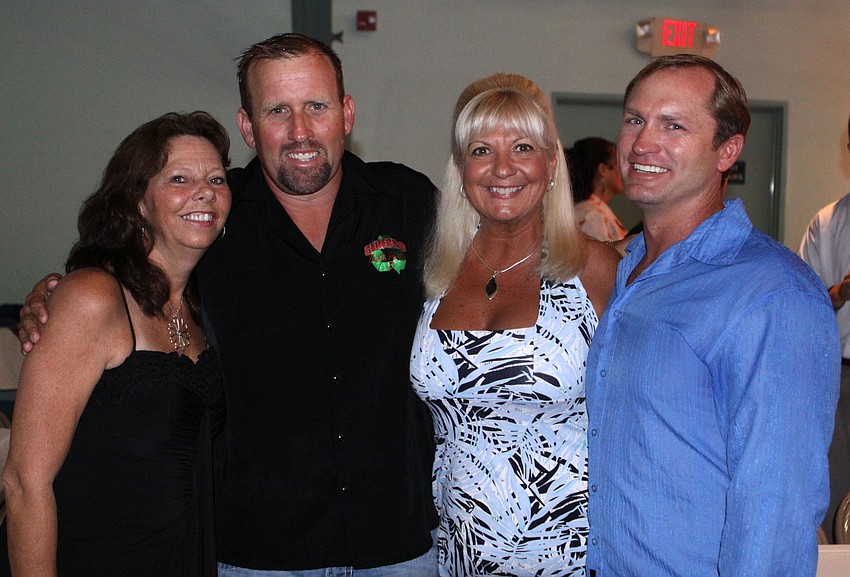 Bonnie Jackson, Bill Flueck, Lucy Nicandri, festival director, and Gary Jones