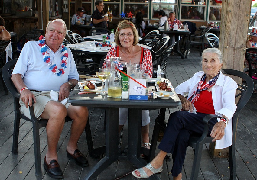 Raymond and Mary Lynne Smith with Betty Horne